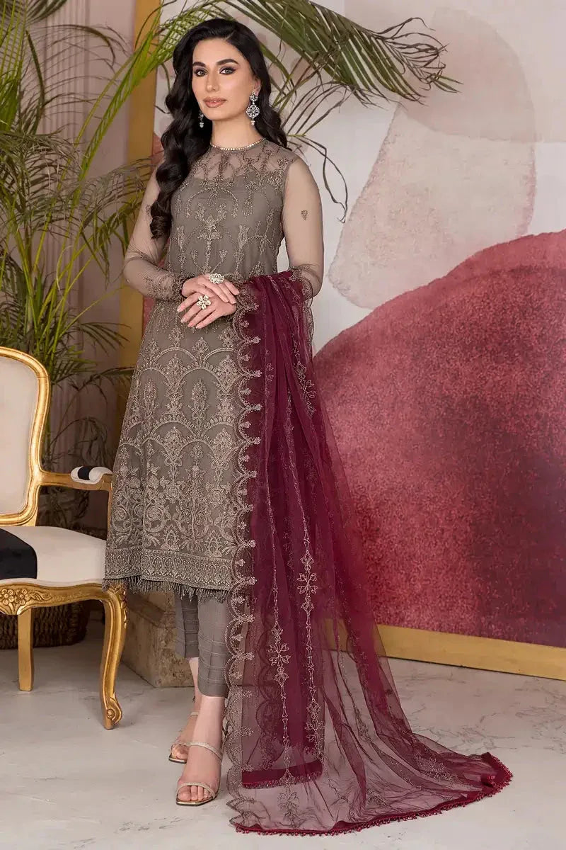Zarif | Afreen Formals | ZA 10 DOVE - Rang-e-Khaas