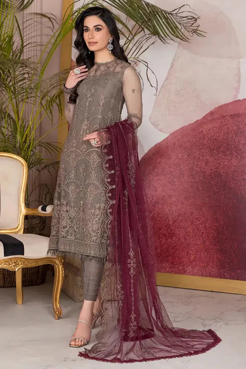 Zarif | Afreen Formals | ZA 10 DOVE - Rang-e-Khaas