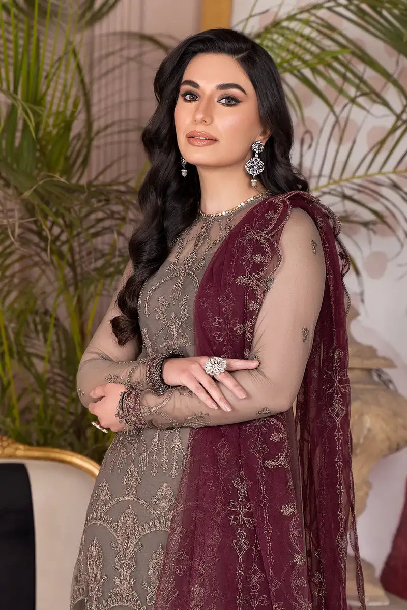 Zarif | Afreen Formals | ZA 10 DOVE - Rang-e-Khaas