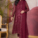 Zarif | Afreen Formals | ZA 04 MULBERRY
