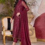Zarif | Afreen Formals | ZA 04 MULBERRY