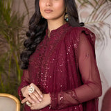 Zarif | Afreen Formals | ZA 04 MULBERRY