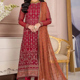 Zarif | Afreen Formals | ZA 08 GARNET