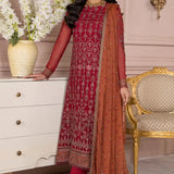 Zarif | Afreen Formals | ZA 08 GARNET