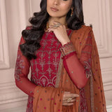 Zarif | Afreen Formals | ZA 08 GARNET