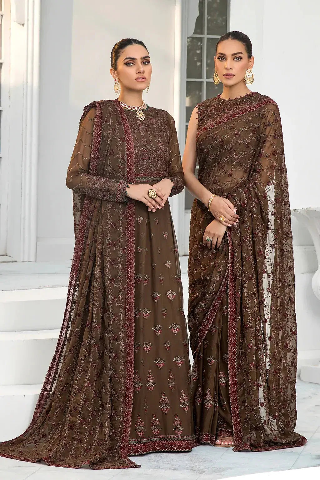Zarif | DE LUXURY Formals | HAZEL WOOD - Rang-e-Khaas