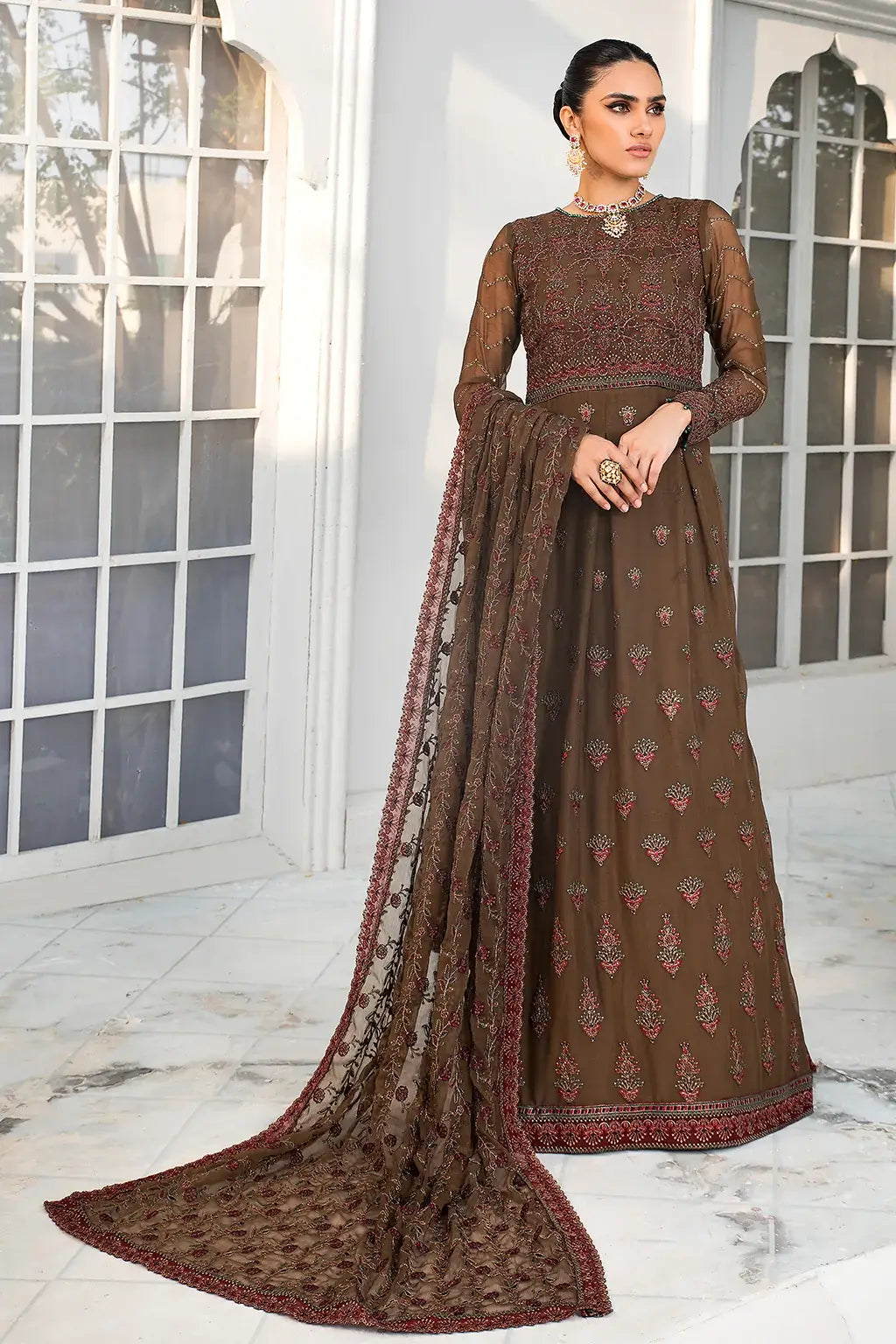 Zarif | DE LUXURY Formals | HAZEL WOOD - Rang-e-Khaas