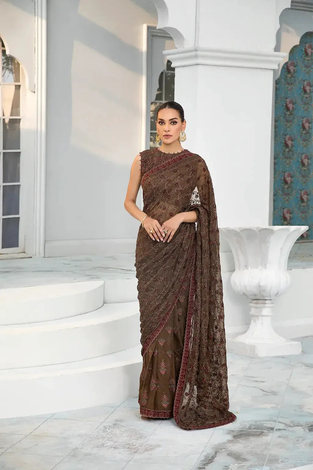 Zarif | DE LUXURY Formals | HAZEL WOOD - Rang-e-Khaas