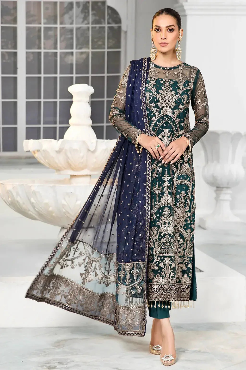 Zarif | DE LUXURY Formals | MEADOW - Rang-e-Khaas