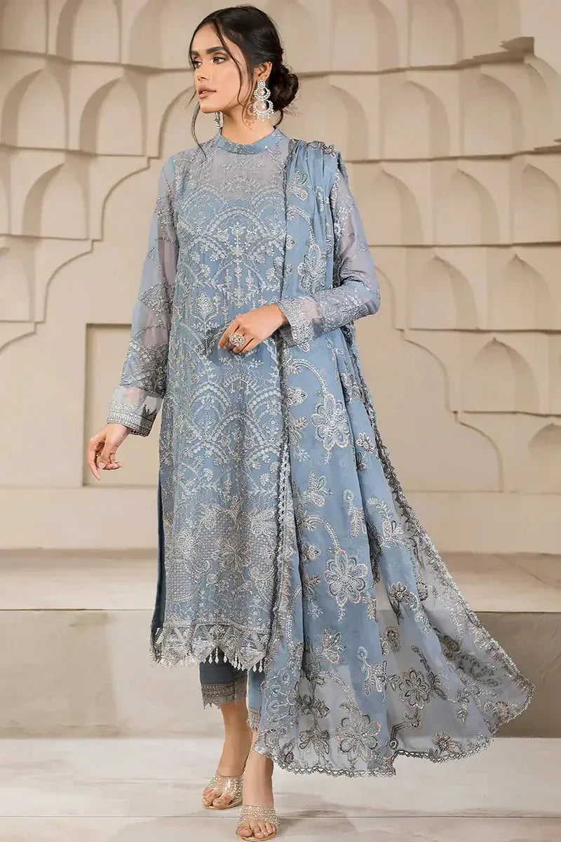 Zarif | Falak Formals | ZF 05 BLUE BELL - Rang-e-Khaas