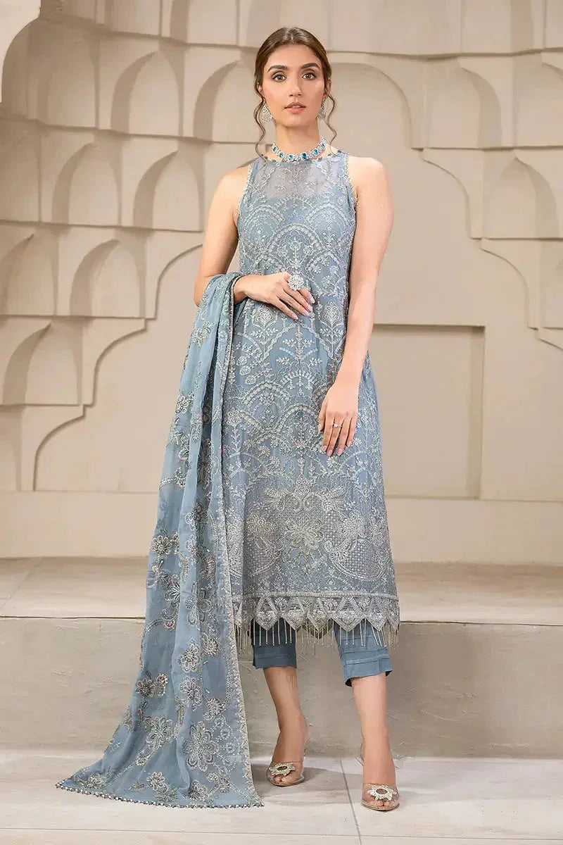 Zarif | Falak Formals | ZF 05 BLUE BELL - Rang-e-Khaas