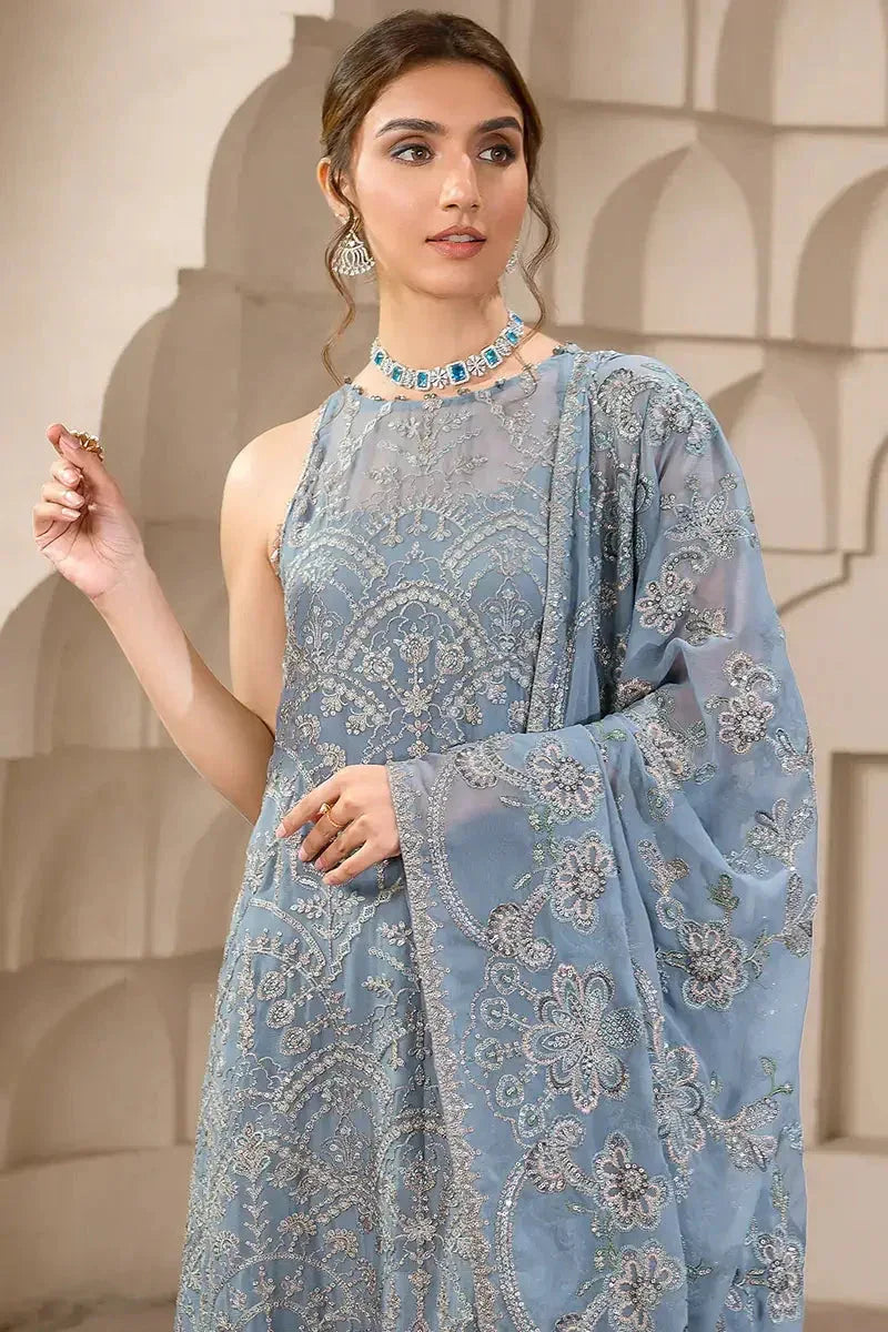 Zarif | Falak Formals | ZF 05 BLUE BELL - Rang-e-Khaas