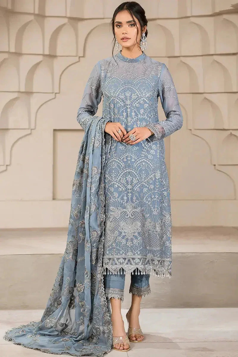 Zarif | Falak Formals | ZF 05 BLUE BELL - Rang-e-Khaas
