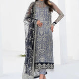 Zarif | LA CELESTE LUXURY Formals | ZLC 05 ASH GREY