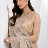 Zarif | LA CELESTE LUXURY Formals | ZLC 07 SAND GLOW