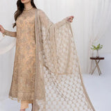 Zarif | LA CELESTE LUXURY Formals | ZLC 07 SAND GLOW