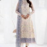 Zarif | LA CELESTE LUXURY Formals | ZLC 02 PEARL WHITE