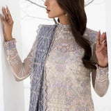 Zarif | LA CELESTE LUXURY Formals | ZLC 02 PEARL WHITE