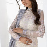 Zarif | LA CELESTE LUXURY Formals | ZLC 02 PEARL WHITE