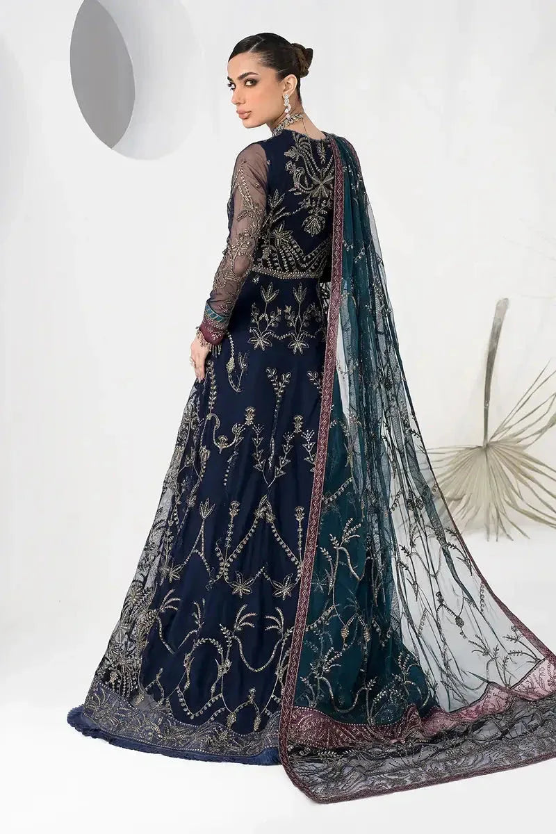 Zarif | LA CELESTE LUXURY Formals | ZLC 01 BLUEBERRY - Rang-e-Khaas