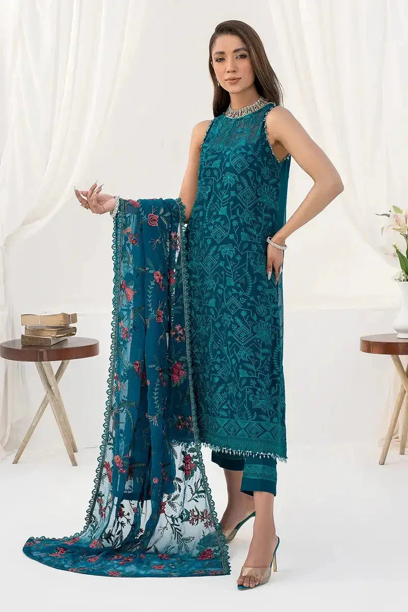 Zarif | LA CELESTE LUXURY Formals | ZLC 03 GARDENIA - Rang-e-Khaas
