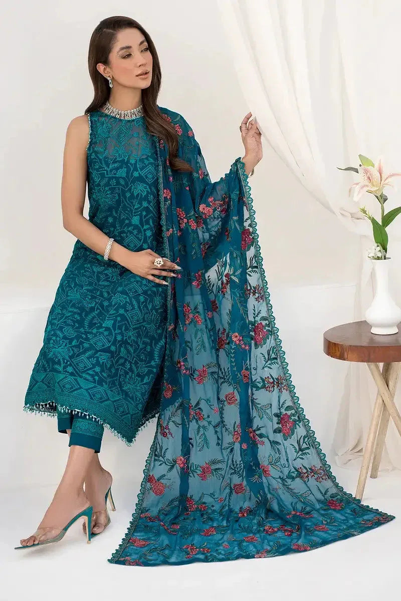 Zarif | LA CELESTE LUXURY Formals | ZLC 03 GARDENIA - Rang-e-Khaas