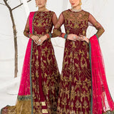 Zarif | LA CELESTE LUXURY Formals | ZLC 04 BURNT ROSE - Rang-e-Khaas