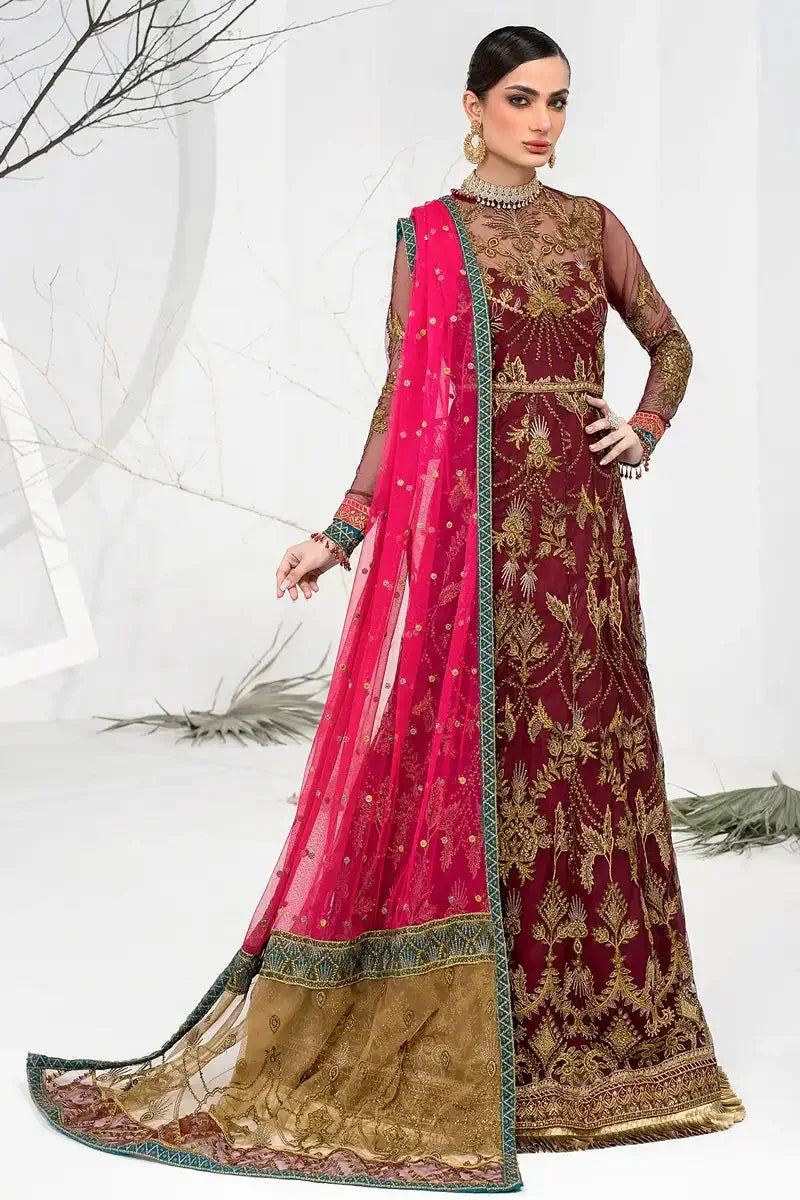 Zarif | LA CELESTE LUXURY Formals | ZLC 04 BURNT ROSE - Rang-e-Khaas