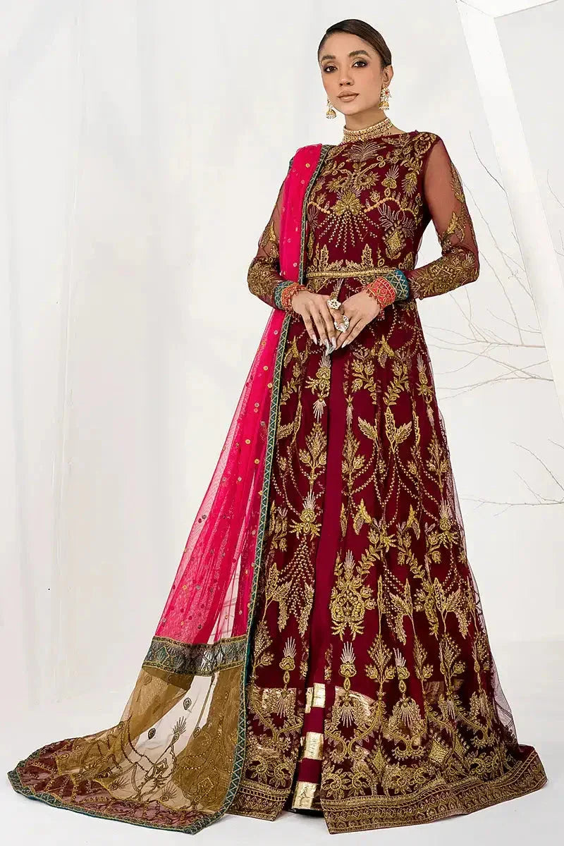 Zarif | LA CELESTE LUXURY Formals | ZLC 04 BURNT ROSE - Rang-e-Khaas