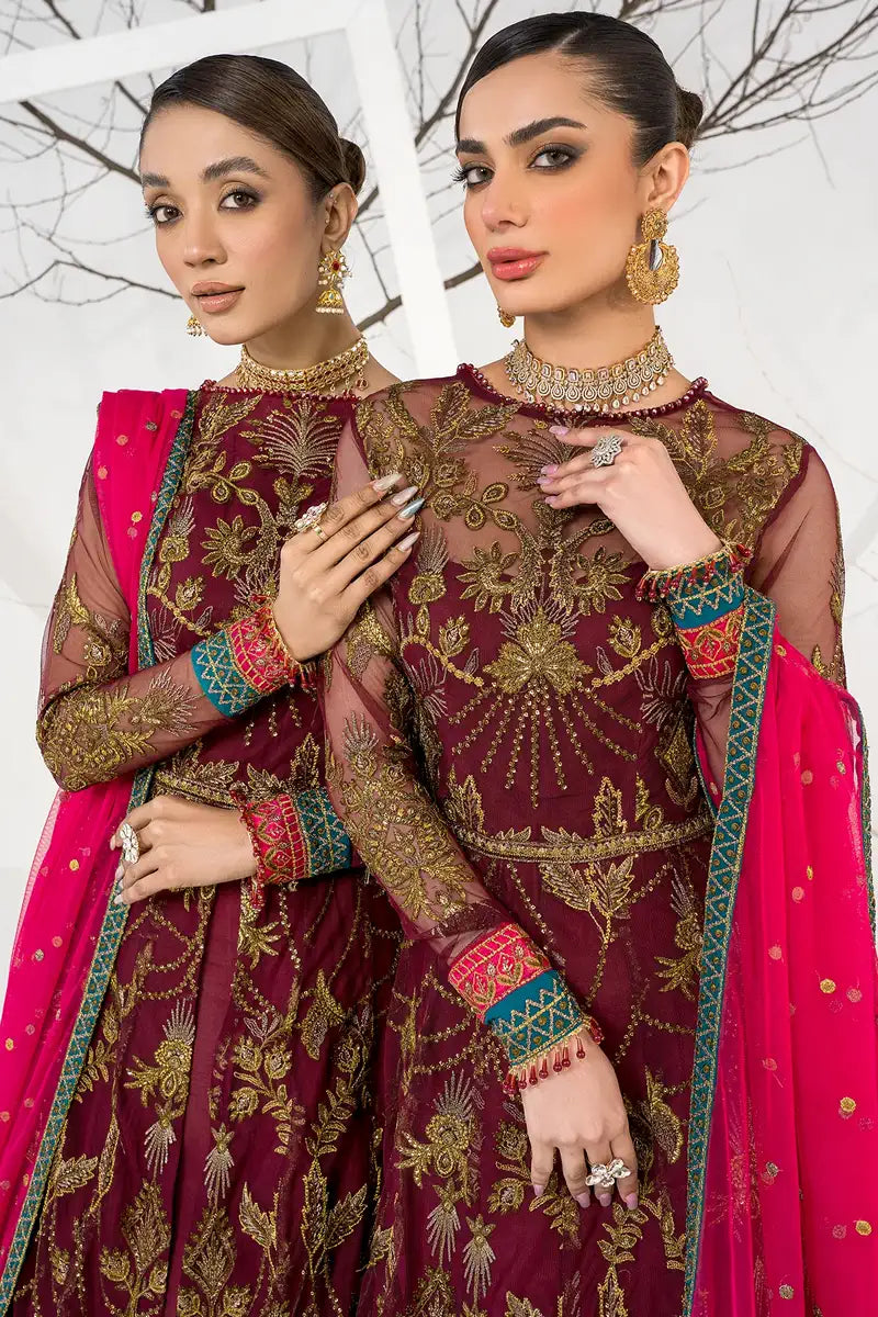 Zarif | LA CELESTE LUXURY Formals | ZLC 04 BURNT ROSE - Rang-e-Khaas