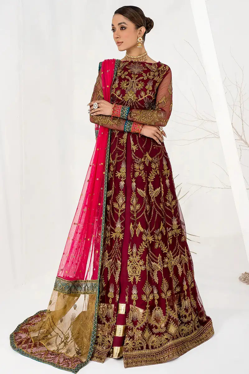 Zarif | LA CELESTE LUXURY Formals | ZLC 04 BURNT ROSE - Rang-e-Khaas
