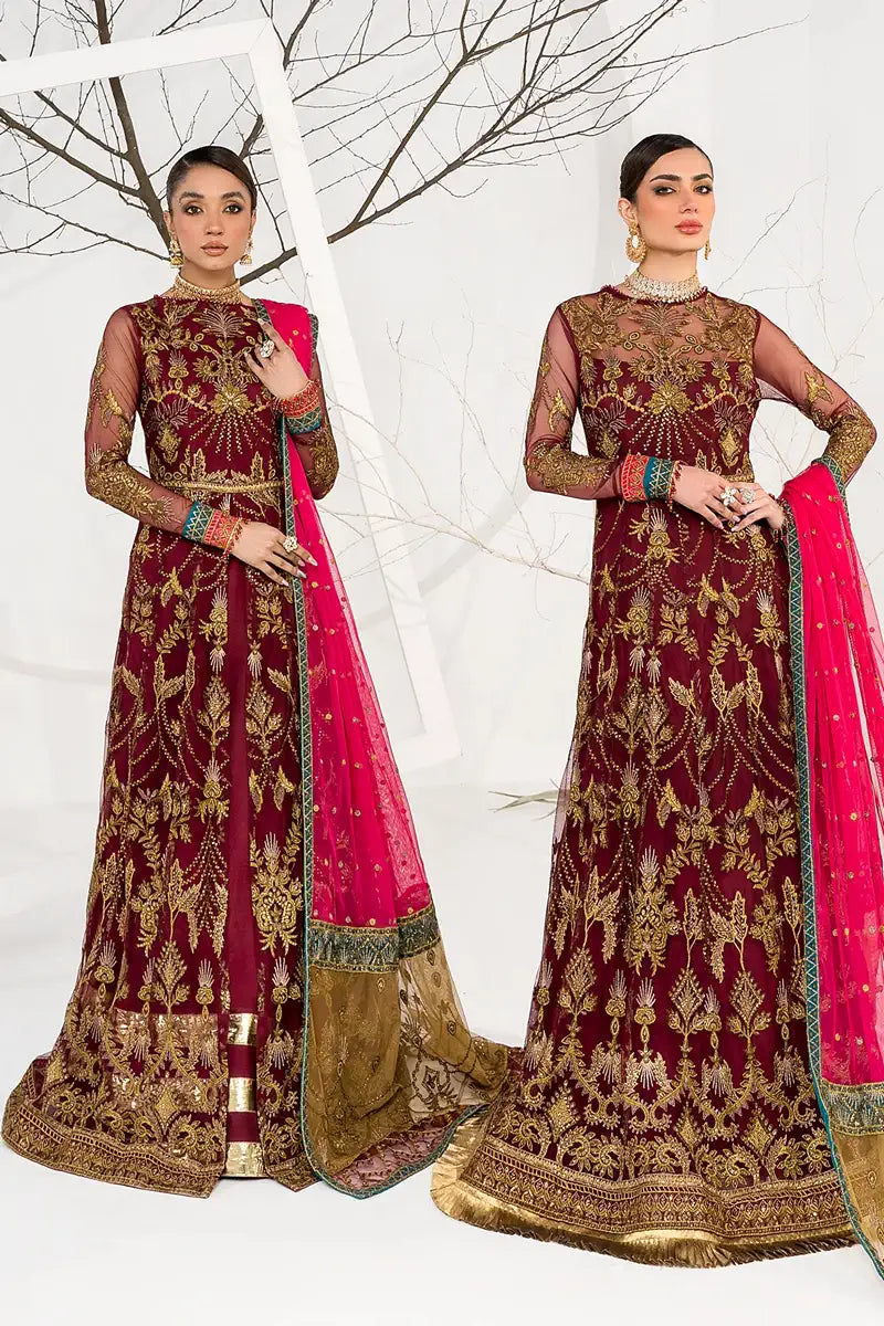 Zarif | LA CELESTE LUXURY Formals | ZLC 04 BURNT ROSE - Rang-e-Khaas