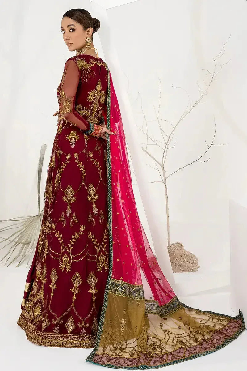 Zarif | LA CELESTE LUXURY Formals | ZLC 04 BURNT ROSE - Rang-e-Khaas