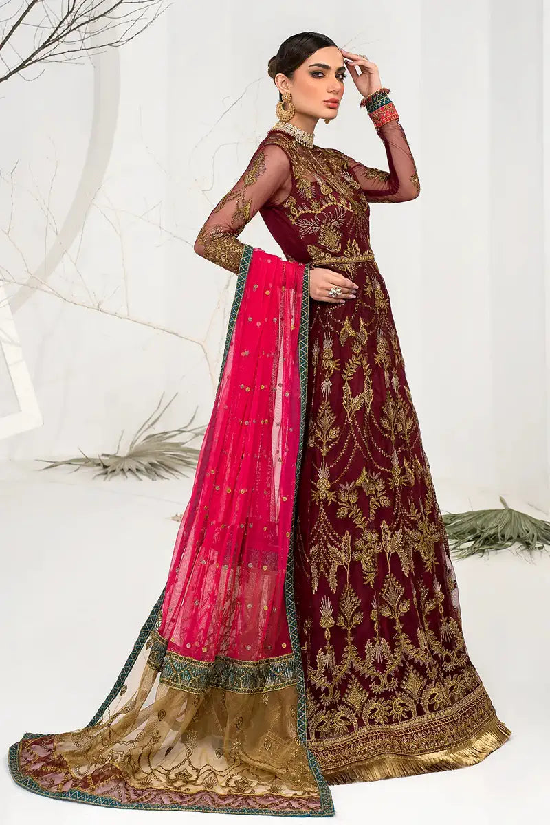Zarif | LA CELESTE LUXURY Formals | ZLC 04 BURNT ROSE - Rang-e-Khaas