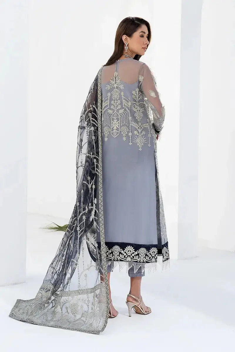 Zarif | LA CELESTE LUXURY Formals | ZLC 05 ASH GREY - Rang-e-Khaas