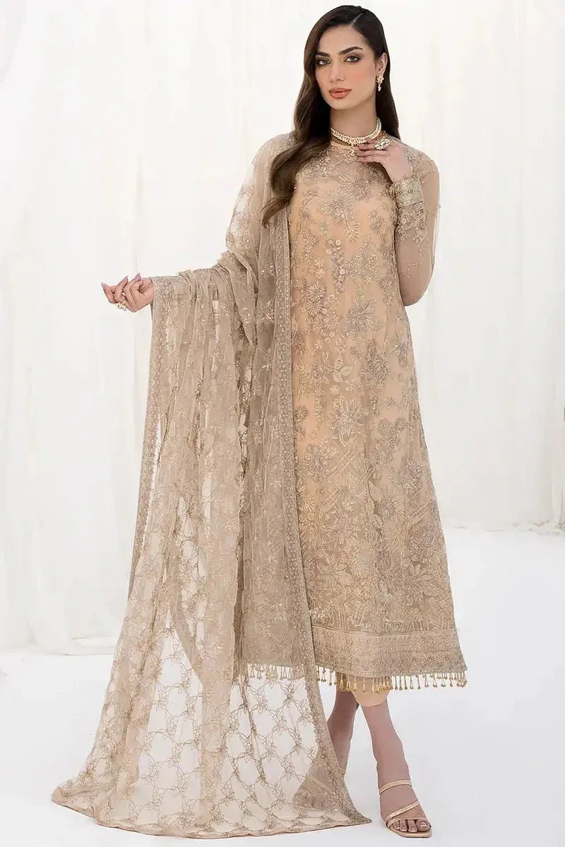 Zarif | LA CELESTE LUXURY Formals | ZLC 07 SAND GLOW - Rang-e-Khaas
