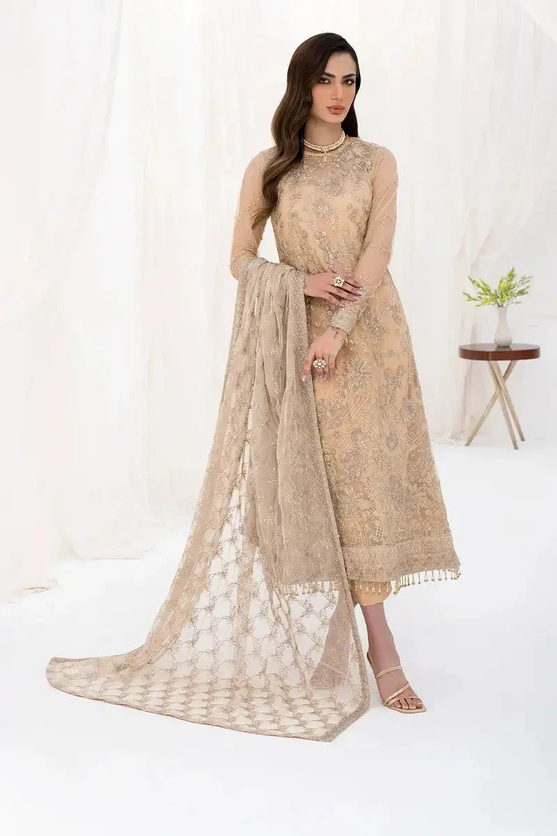 Zarif | LA CELESTE LUXURY Formals | ZLC 07 SAND GLOW - Rang-e-Khaas