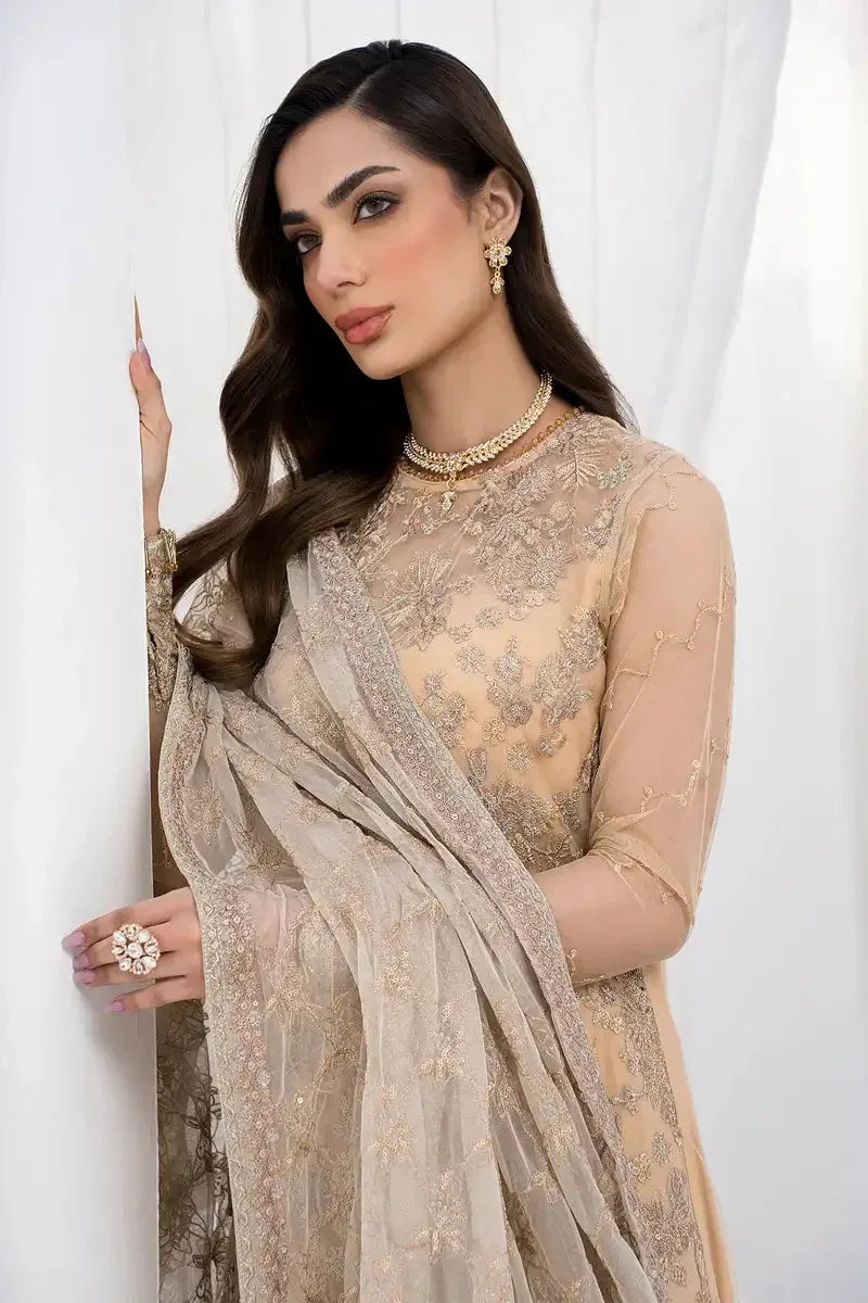 Zarif | LA CELESTE LUXURY Formals | ZLC 07 SAND GLOW - Rang-e-Khaas