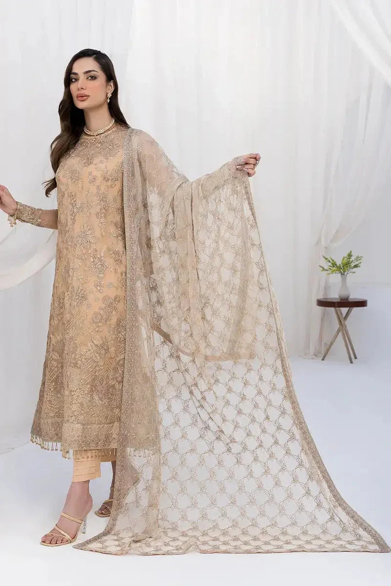 Zarif | LA CELESTE LUXURY Formals | ZLC 07 SAND GLOW - Rang-e-Khaas