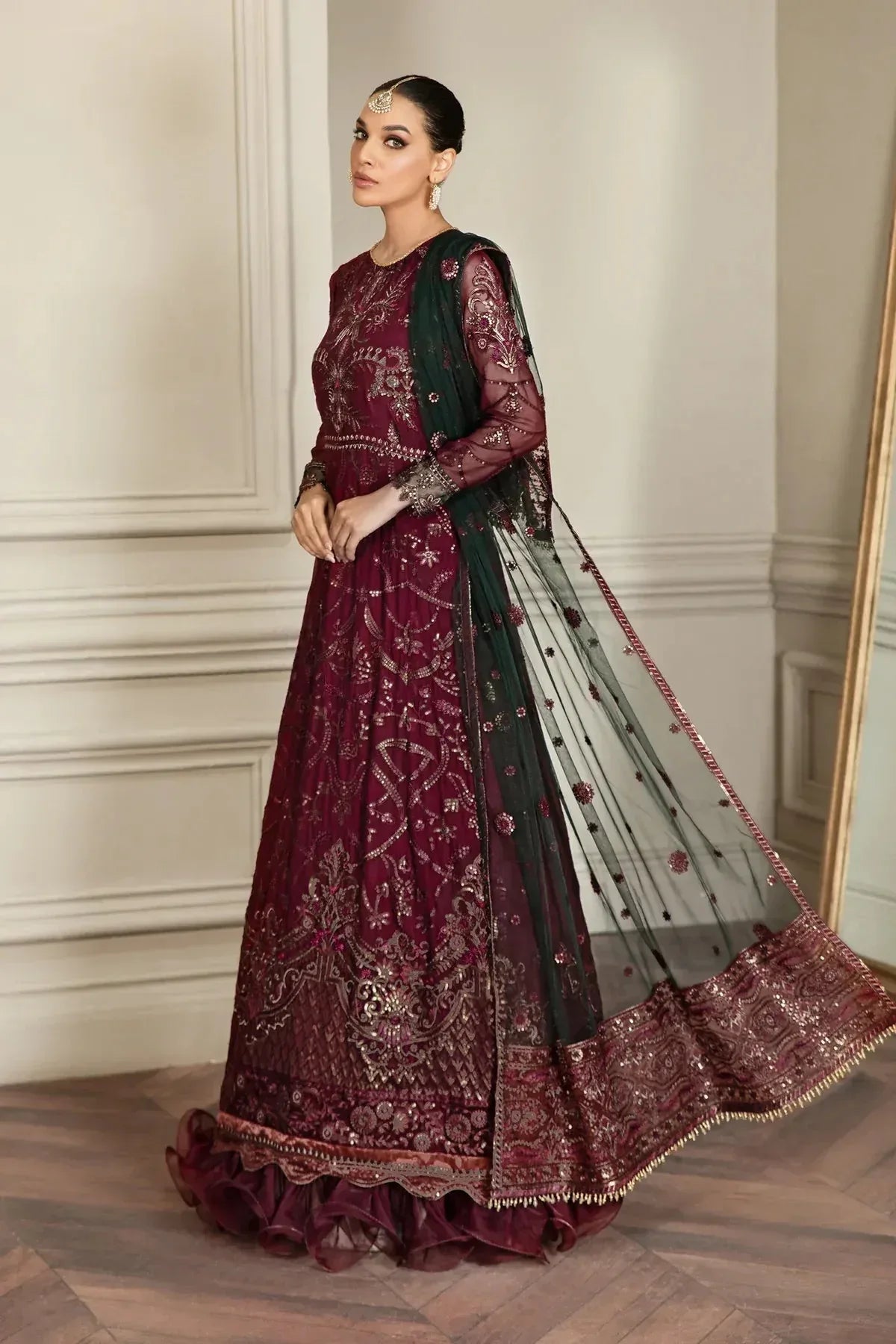 Zarif | Mehroz Formals  | Berry Wood - Rang-e-Khaas