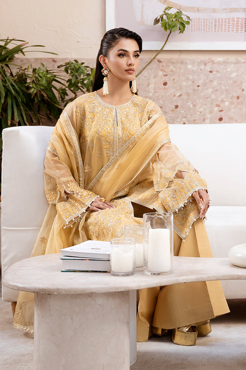 Zarposh | Elara Formals | Zard - Rang-e-Khaas