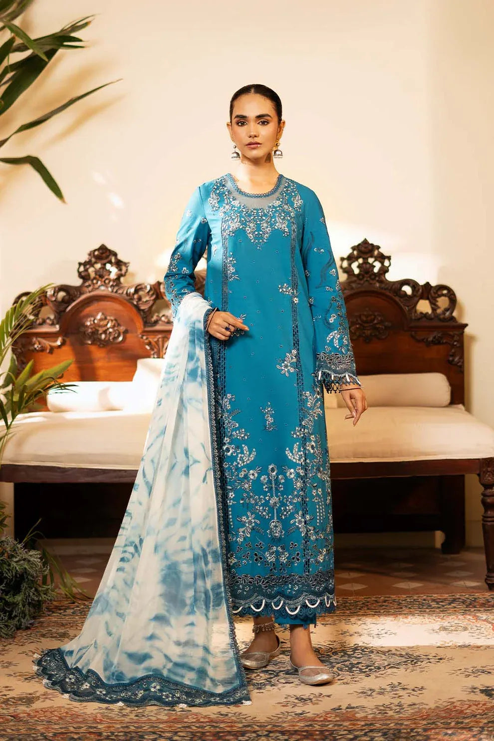 Zarposh | Sajni Lawn 25 | Azal - Rang-e-Khaas