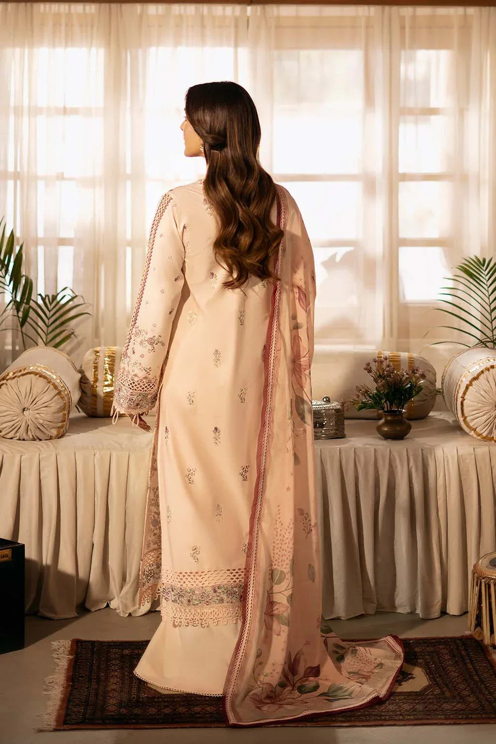 Zarposh | Sajni Lawn 25 | Gulbano - Rang-e-Khaas