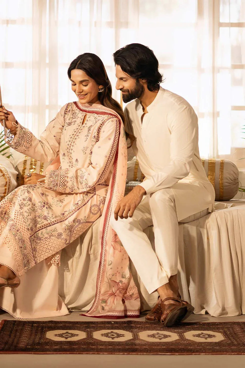 Zarposh | Sajni Lawn 25 | Gulbano - Rang-e-Khaas