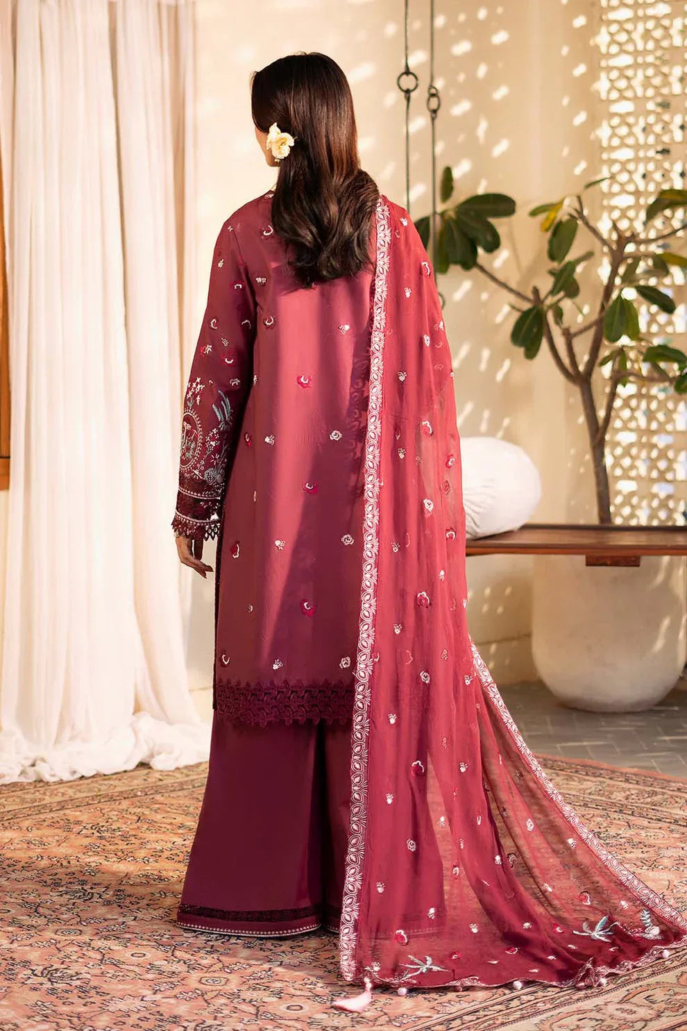 Zarposh | Sajni Lawn 25 | Nayirah - Rang-e-Khaas