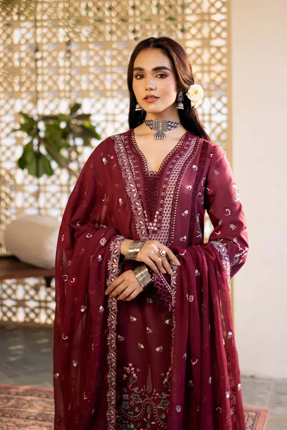 Zarposh | Sajni Lawn 25 | Nayirah - Rang-e-Khaas
