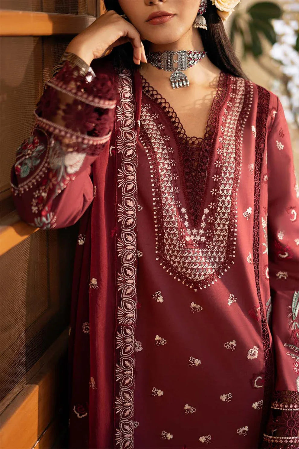 Zarposh | Sajni Lawn 25 | Nayirah - Rang-e-Khaas