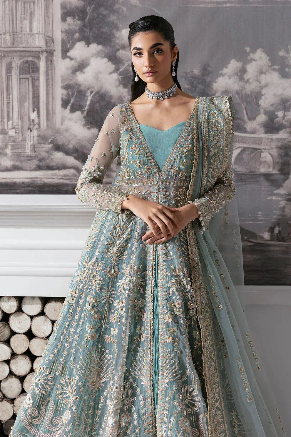 Zarposh | Seraphine | Orchid - Rang-e-Khaas