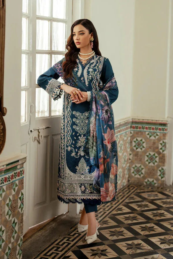 Aabyaan | Miraal Signature Embroidered Viscose | RUYA (AV-06) - Rang-e-Khaas