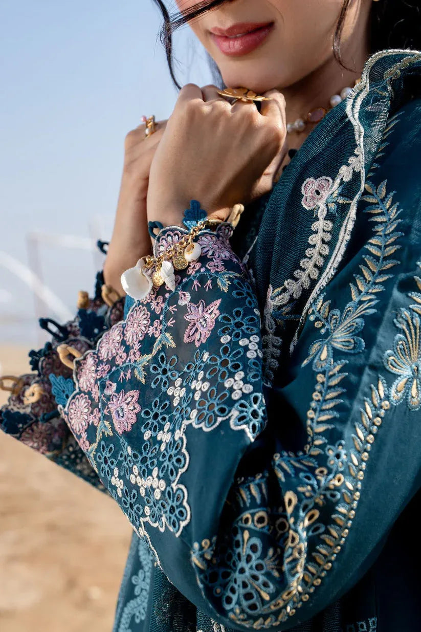 Aabyaan | Saagar Luxury Lawn 25 | ISHANA (AS-06) - Rang-e-Khaas